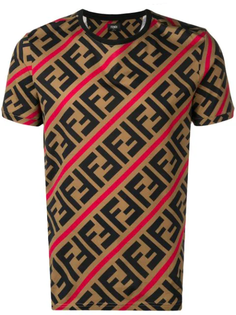 Fendi Men's Horizontal Stripe T-shirt ...